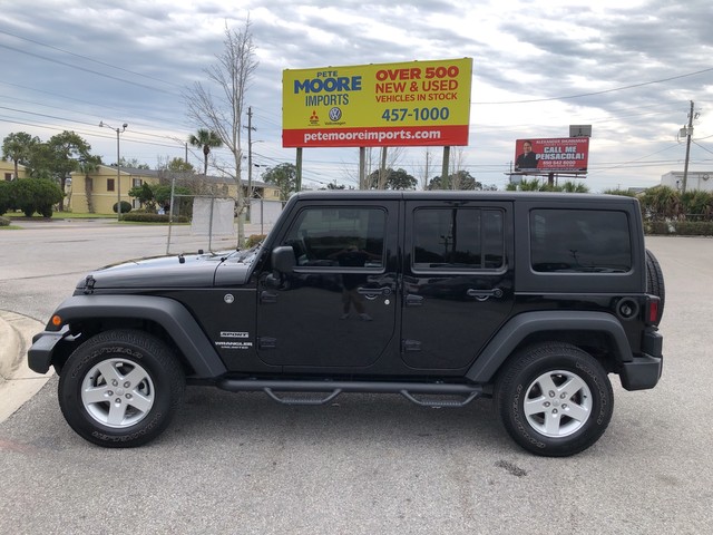 PreOwned 2017 Jeep Wrangler Unlimited Sport Four Wheel